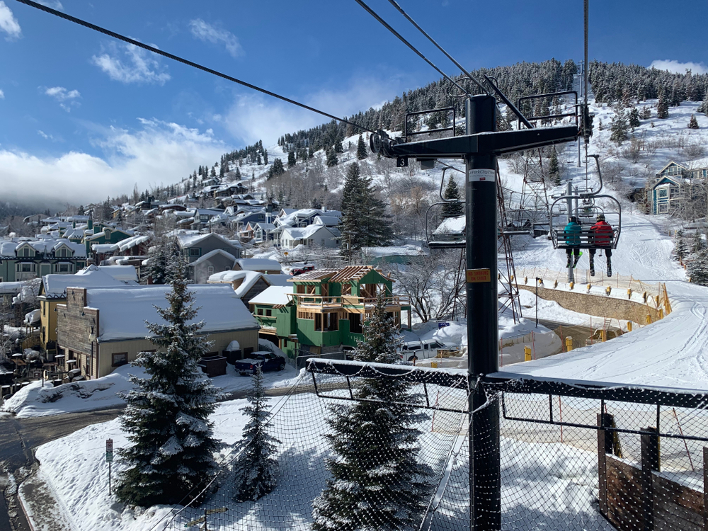 park city mountain utah ski lift